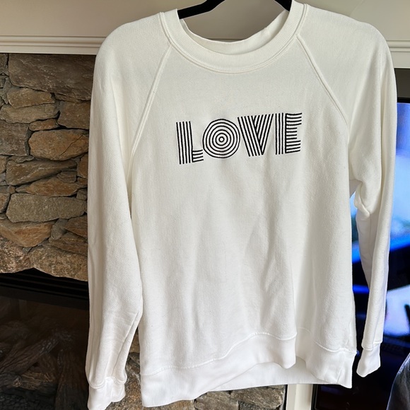 Sold out NYC white LOVE sweatshirt - Picture 5 of 6